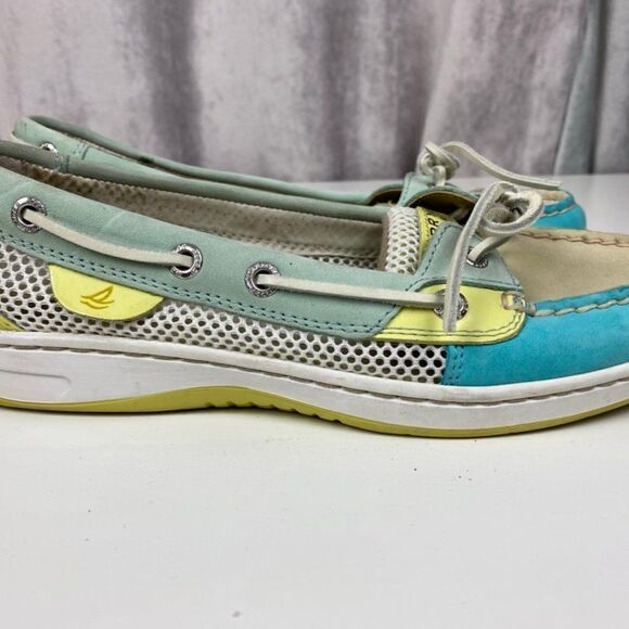 SPERRY TOP SIDER ANGELFISH MESH BOAT SHOE SIZE 6.5 - Picture 2 of 5